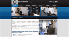 Desktop Screenshot of carlos-peinture-paris-7.com