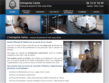Tablet Screenshot of carlos-peinture-paris-7.com